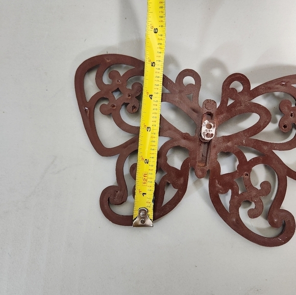 Homco 1978 Set of 2 Faux Rattan Butterflies - Picture 12 of 12